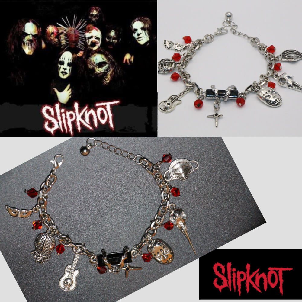 Slipknot themed bracelet