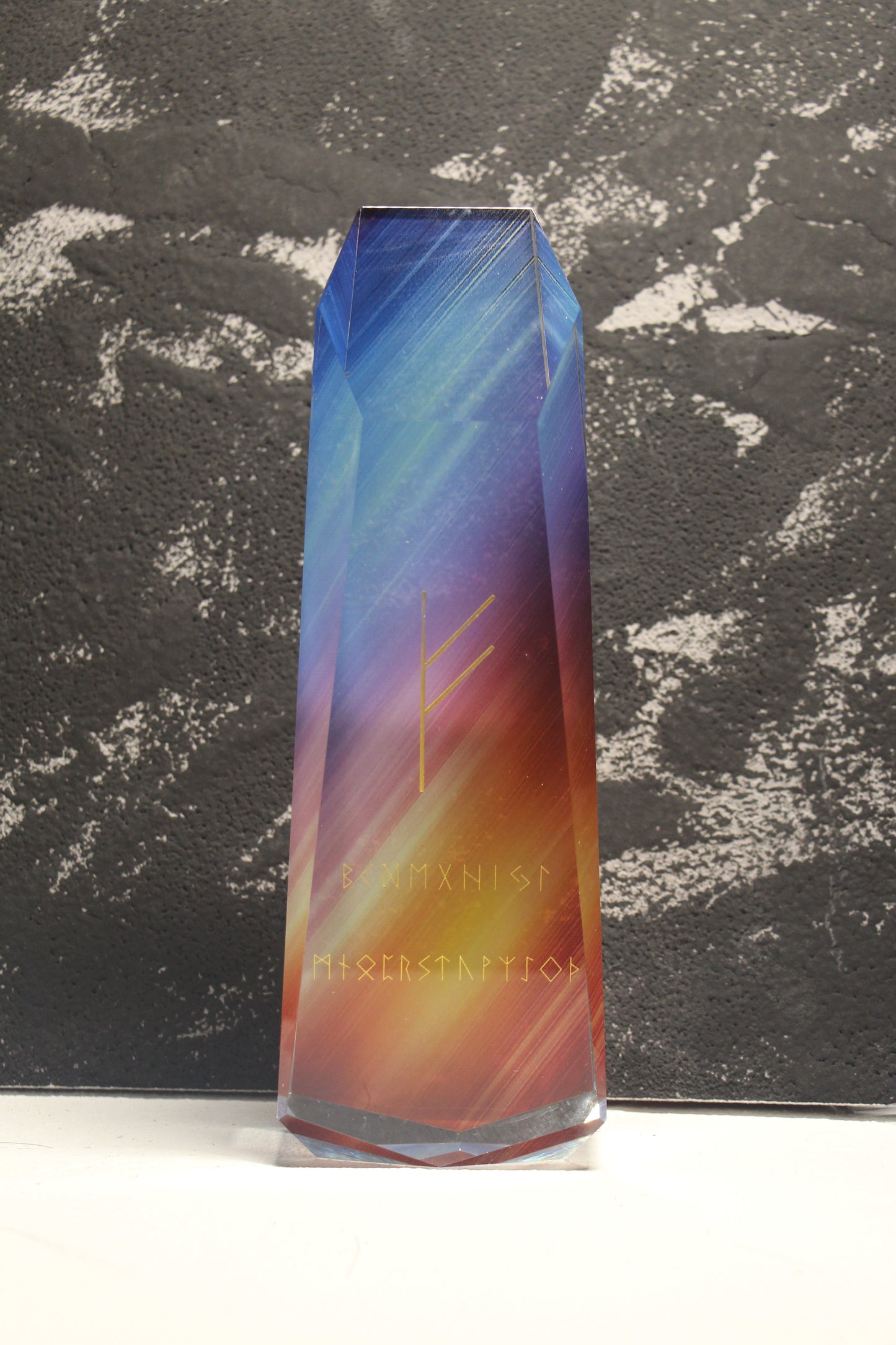Custom Rune Crystal Ornament – Choose Any Rune
