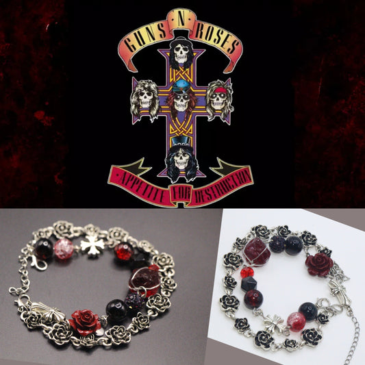 Guns N' Roses Original Personalized Rose Bracelet