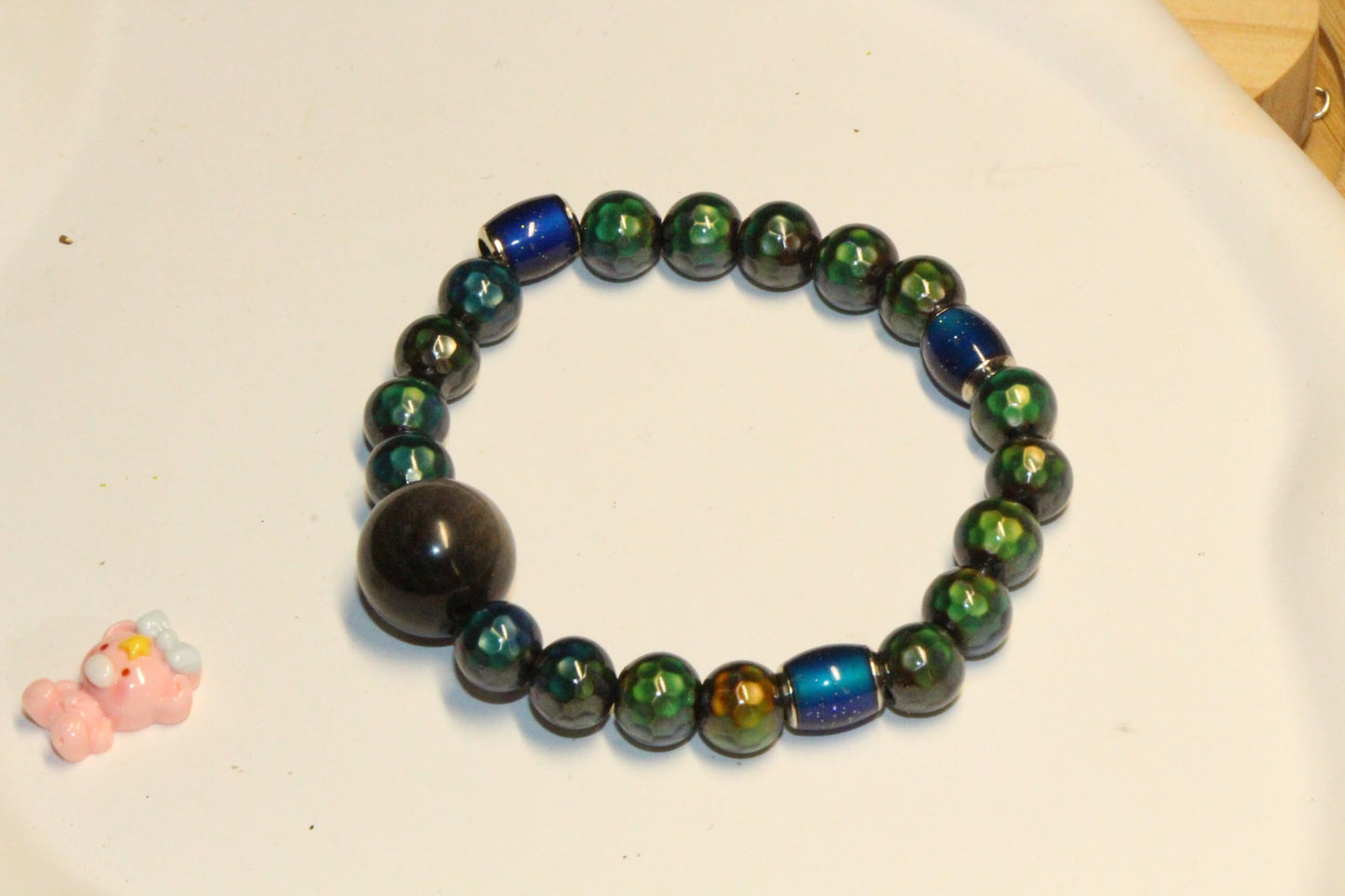 Temperature-Sensitive Color-Changing Energy Stone Bead 8mm
