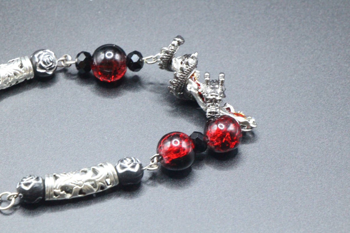 ACDC band theme bracelet