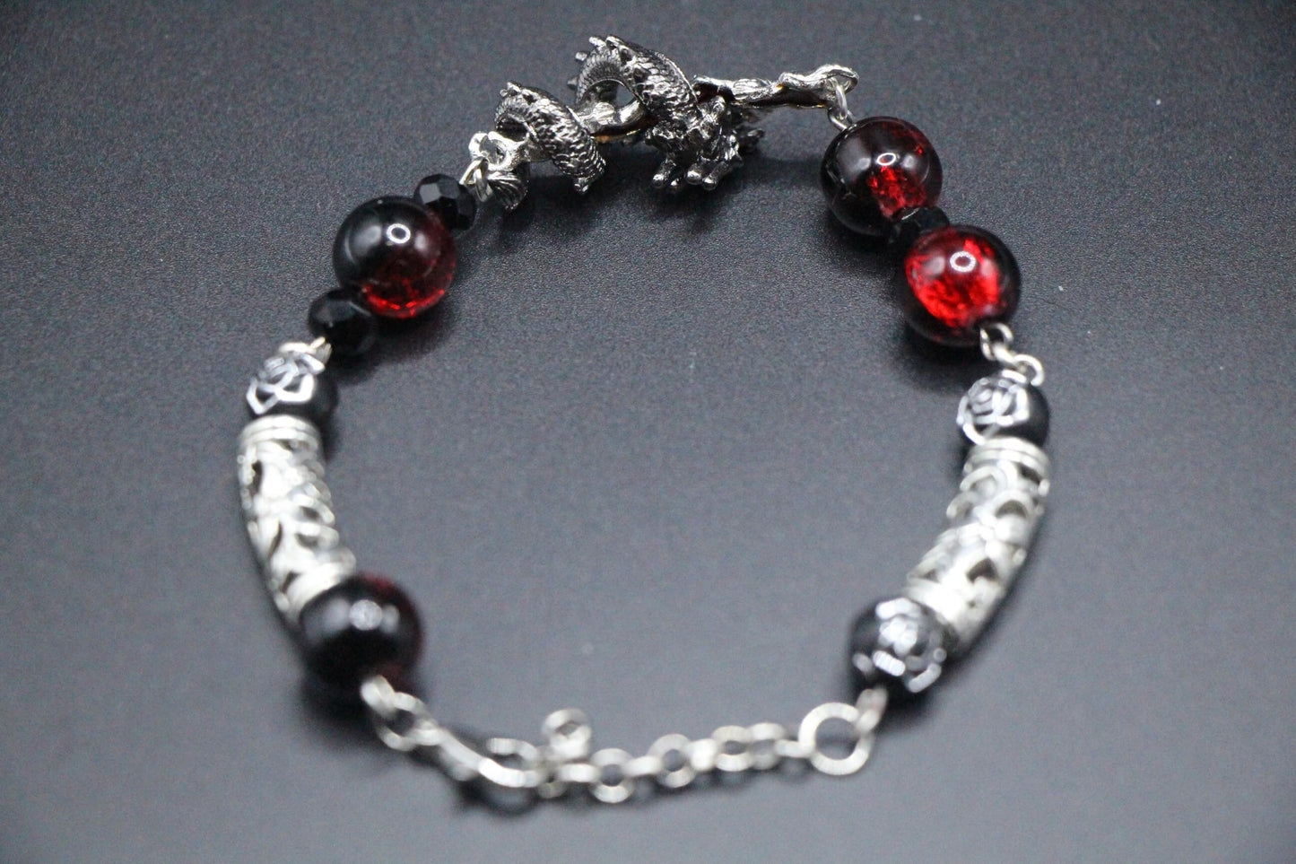 ACDC band theme bracelet