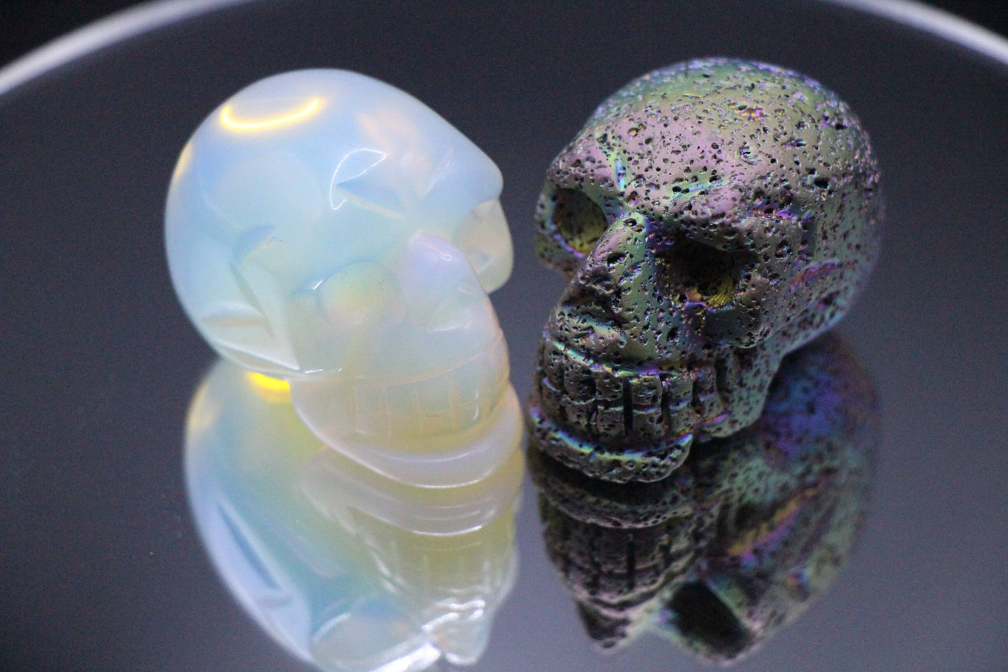 Skull ornaments—artificial carving—natural stone material