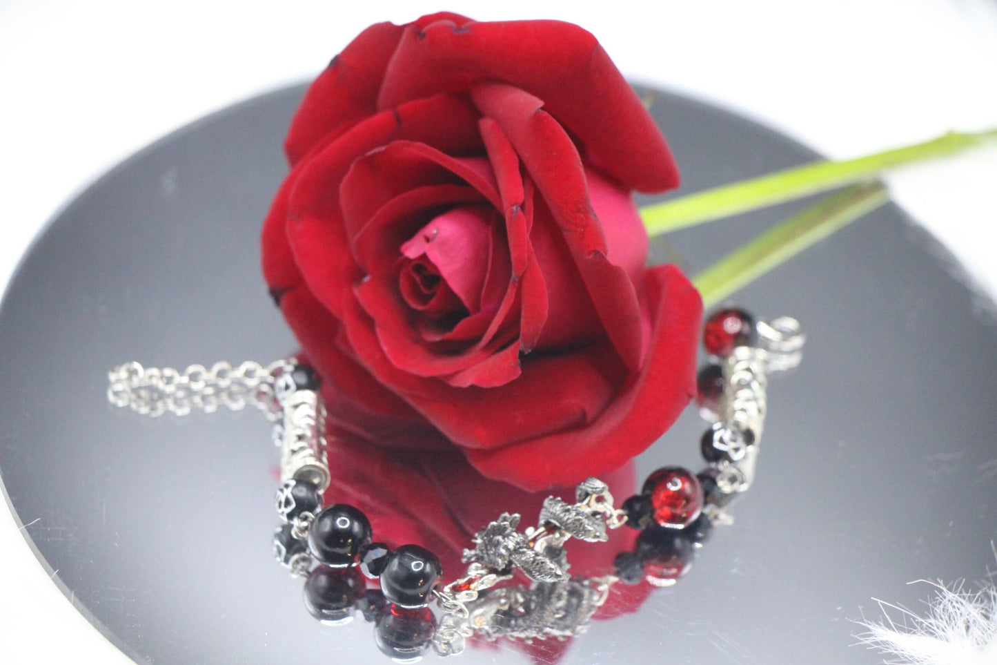 ACDC band theme bracelet